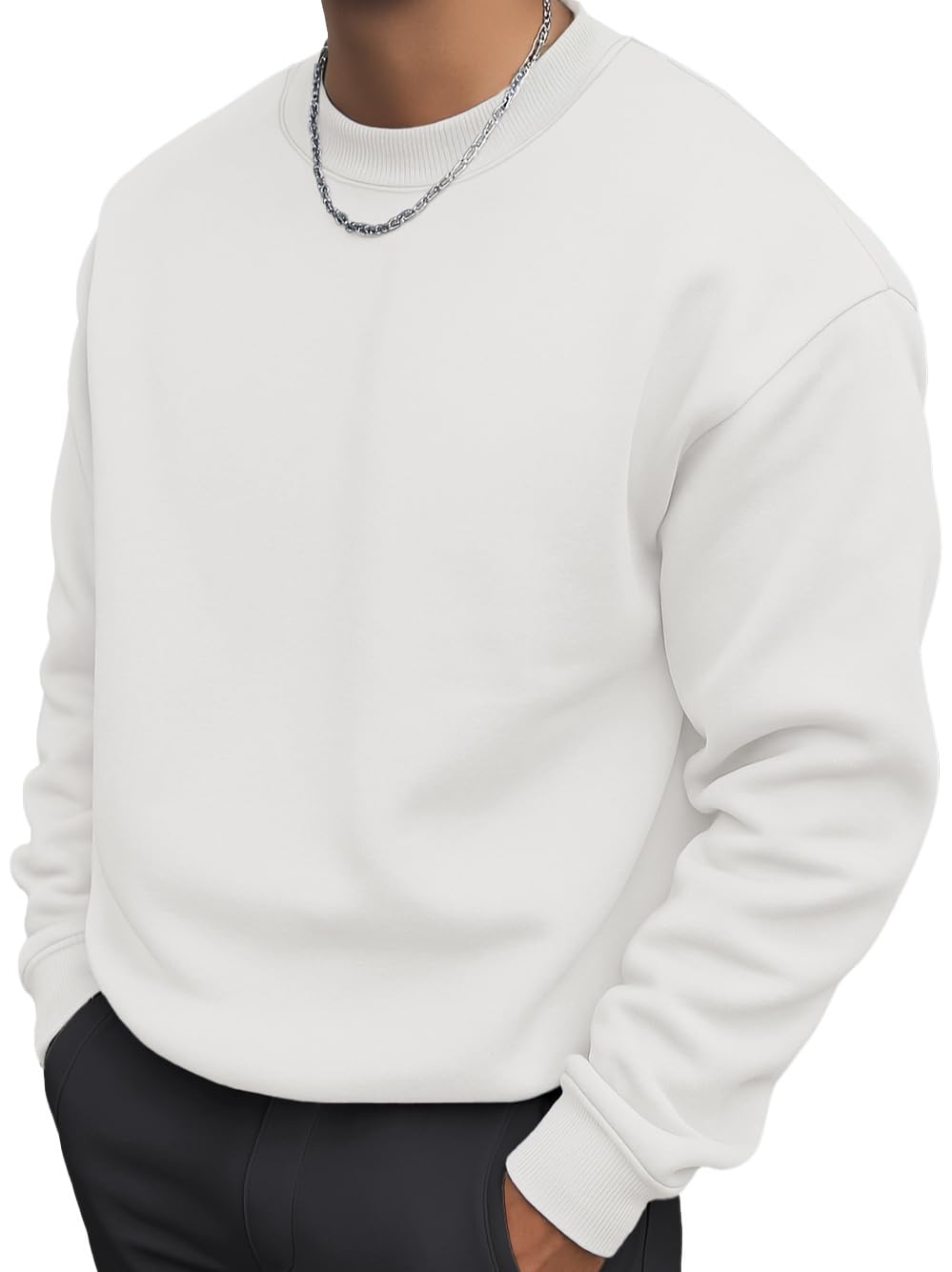 Sailwind Men's Crewneck Casual Sweatshirt Long Sleeve Fashion Cotton Pullovers