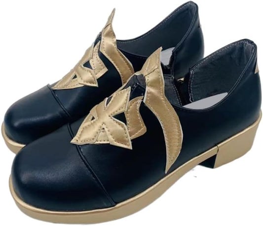 Game Genshin Impact Dahlia Cosplay Shoes Mond's Deacon Halloween Carnival Party Outfit Women Men Cosplay Shoes Role Play
