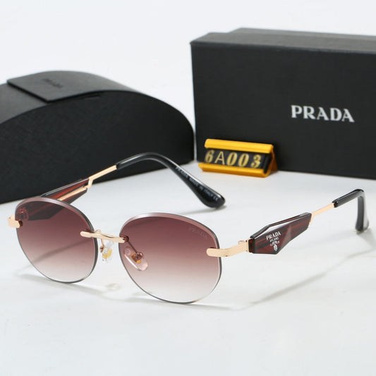 Hot sale metal frameless prism sunglasses 6A003