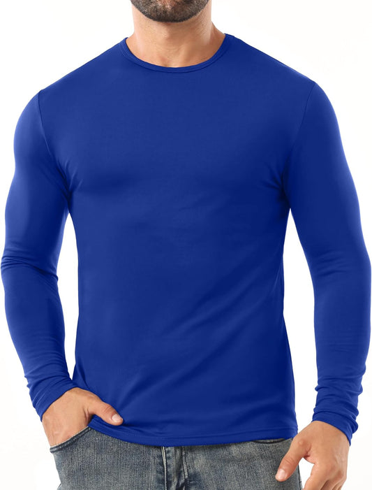 Sailwind Men's Base Layer Lightweight Long Sleeve CrewThermal Underwear Royal