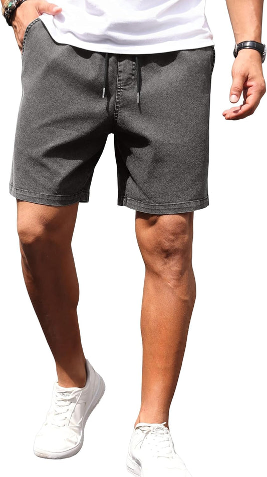 Sailwind Men's 7" Shorts Vintage Washed Elastic Waist Summer Short