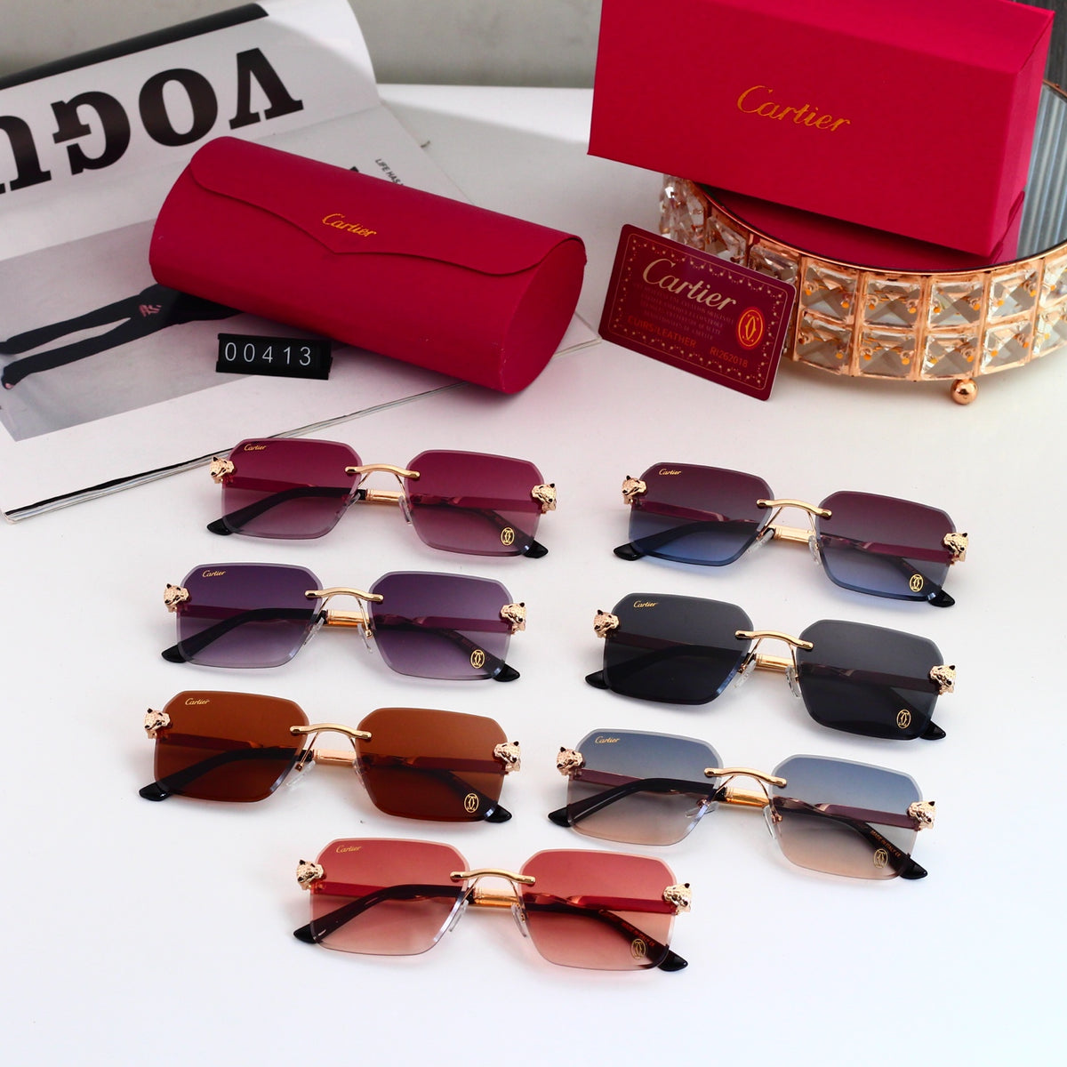 Fashion hot 7 colors sunglasses 00413