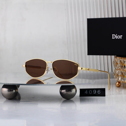 8 colours High-definition lens metal full-frame sunglasses 4096