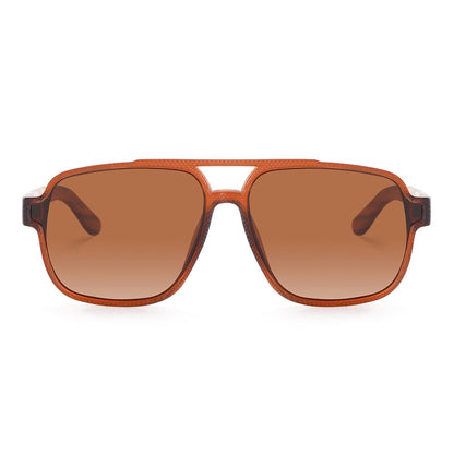 Dollger Black Oversized Aviator Sunglasses