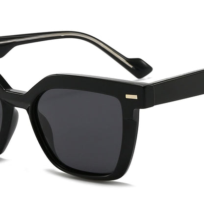 Dollger Wide Thick Square Tinted Sunglasses
