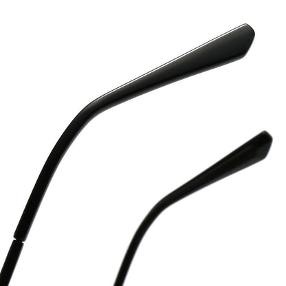 Dollger Rectangular Metal Tinted Sunglasses