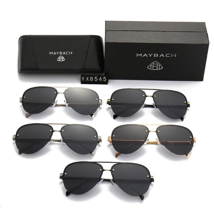 5 colors Inspired Rimless Aviator Sunglasses