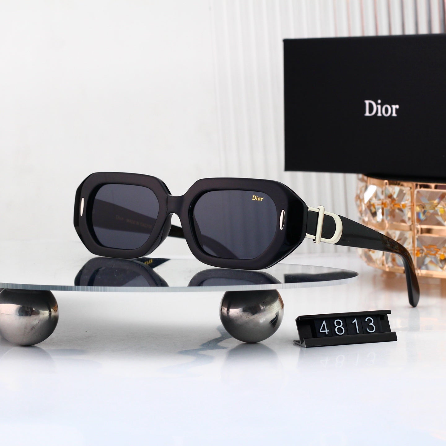 8 colors New hot HD lenses Full frame design sunglasses 4813