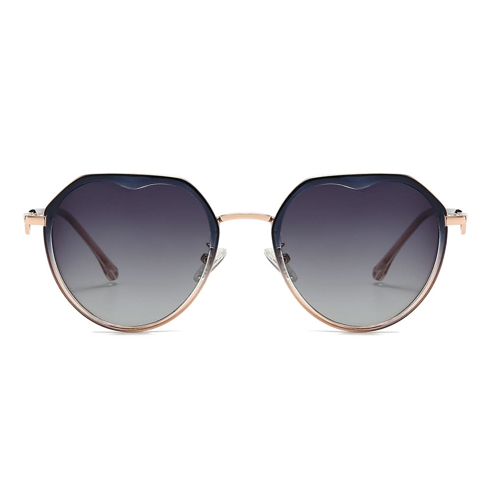 Dollger Gradient Lens  Round Sunglasses