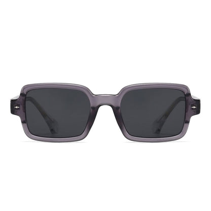 Dollger Square 90s Retro Clear Sunglasses