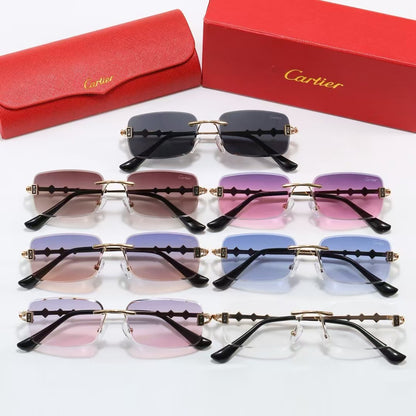 7 colors New hot HD lenses Frameless Sunglasses