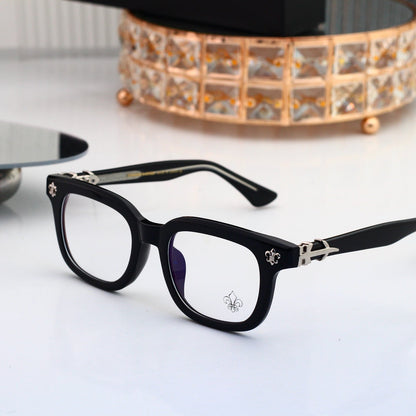 Fashion 6 Color Plain Glasses 0204