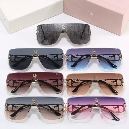7 colors New hot HD lenses No borders design sunglasses