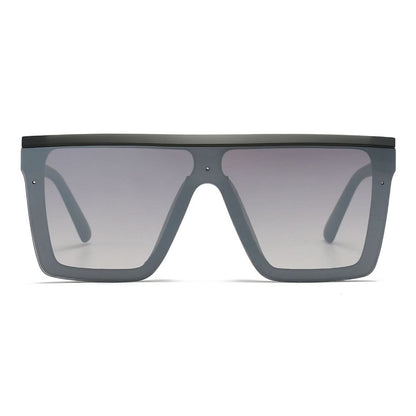 Dollger Black Rectangle Aviator Sunglasses