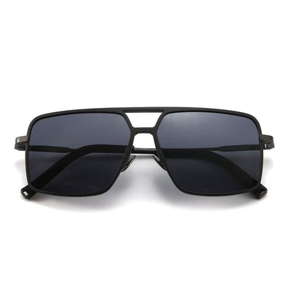 Dollger Titanium Frame Square Aviator Sunglasses