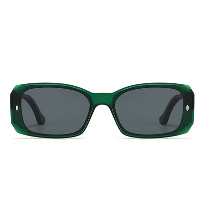 Dollger Square Wooden Temples Retro Sunglasses