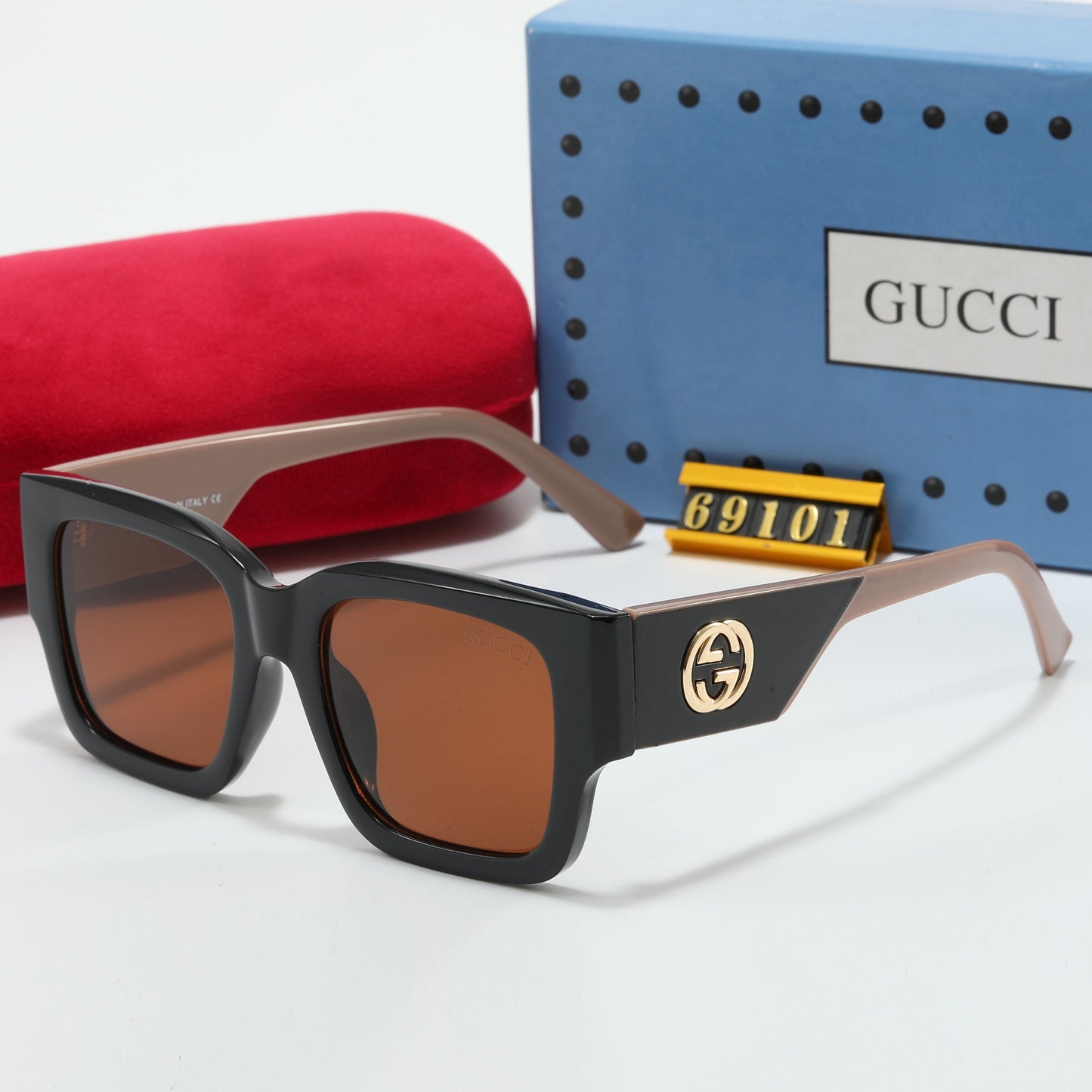 8 colors new hot full flarm sunglasses 69101