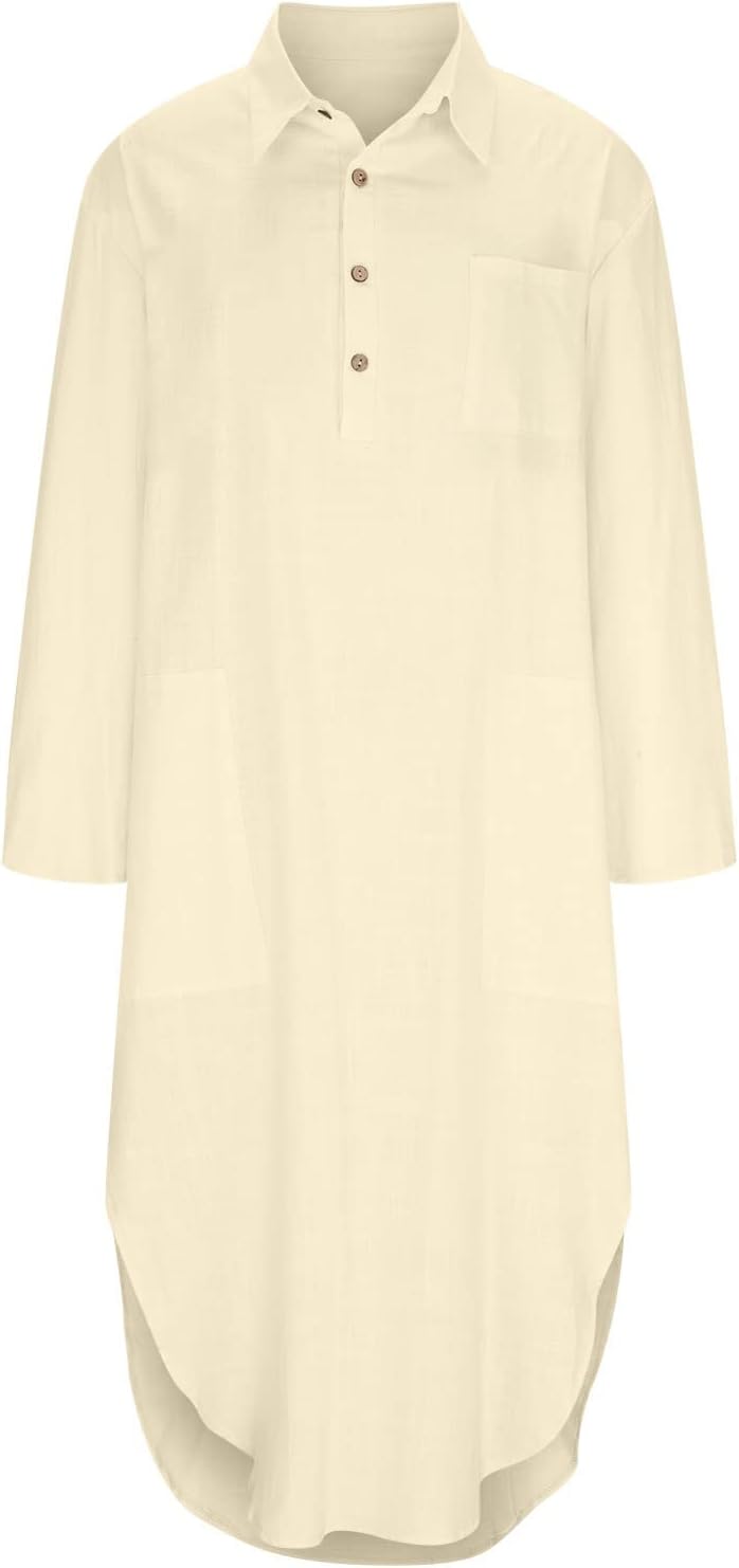 Ceboyel Womens Summer Causal Dresses Long Sleeve Dress Cotton Linen Shirt Dresses Dressy Trendy Ladies Outfits 2023