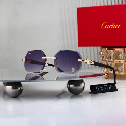 7 colors New hot HD lenses Frameless Sunglasses 6579
