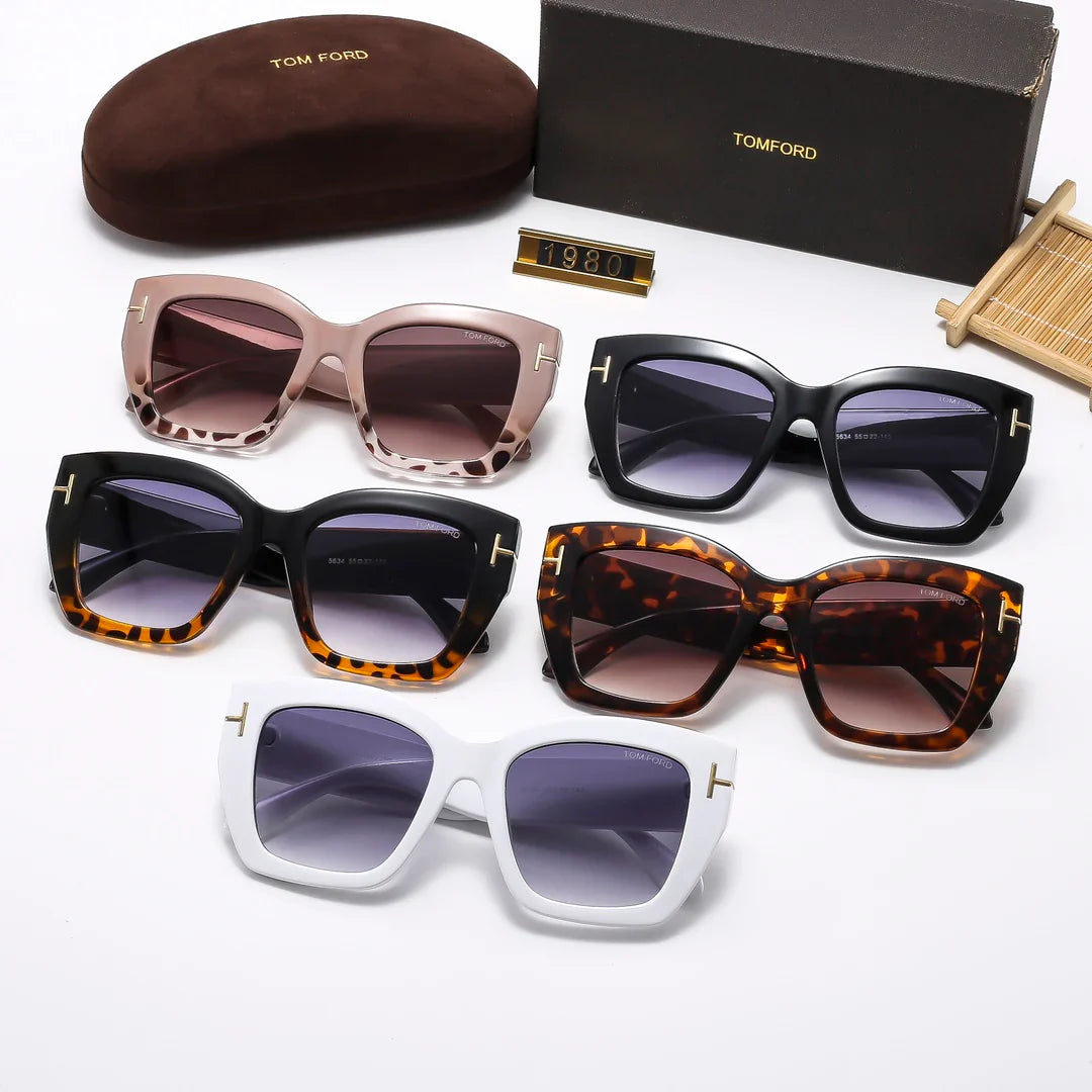 Fashion hot 5 color sunglasses 1980