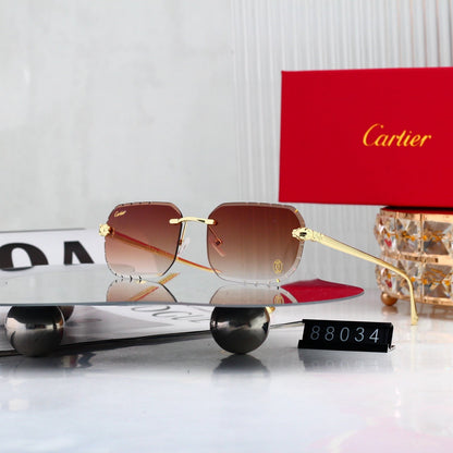 10 Colors New Hot HD Frameless Sunglasses 88034