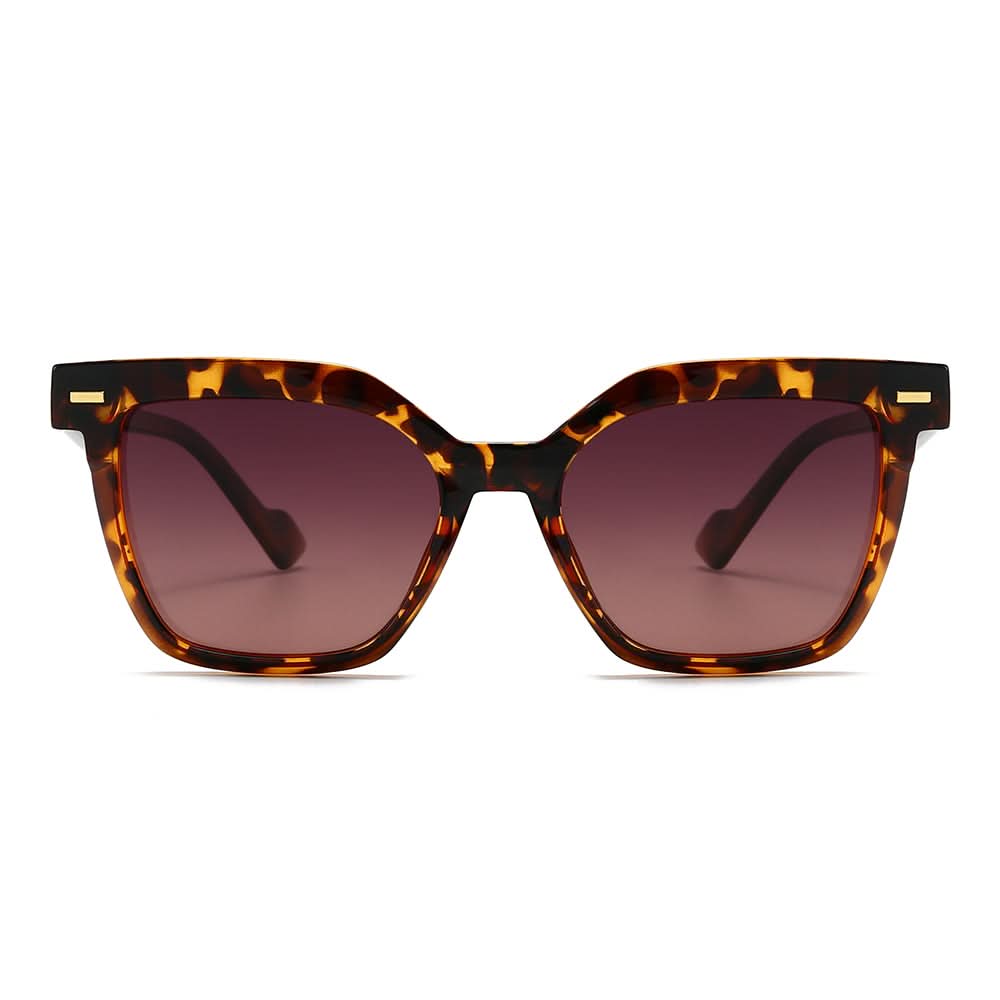 Dollger Wide Thick Square Tinted Sunglasses