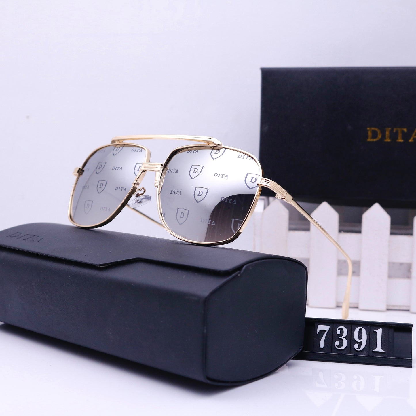 Fashion hot 6 color sunglasses 7391
