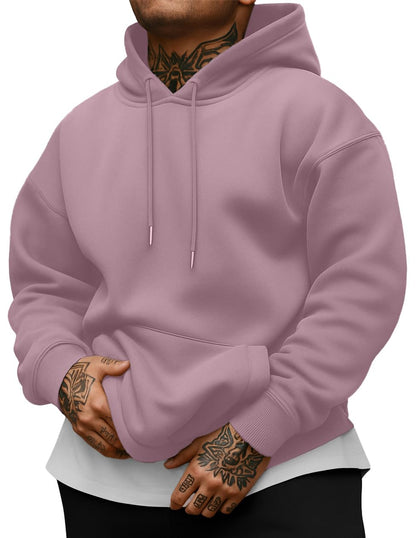 Sailwind Men's Cotton Hooded Sweatshirt Casual Long Sleeve Pullover Hoodies Drawstring Collar Kanga Pocket Fashion Shirts