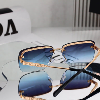 6 colours High-definition lens, rimless sunglasses 5005