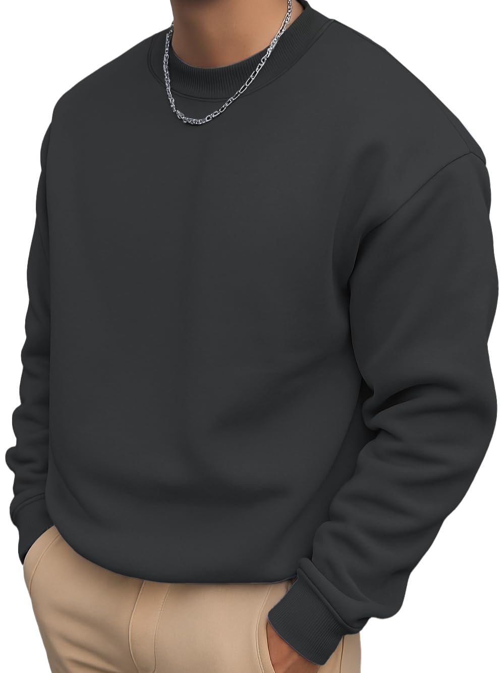 Sailwind Men's Crewneck Casual Sweatshirt Long Sleeve Fashion Cotton Pullovers