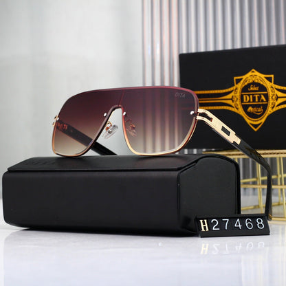 6 colors New hot HD lenses No borders design sunglasses 27468