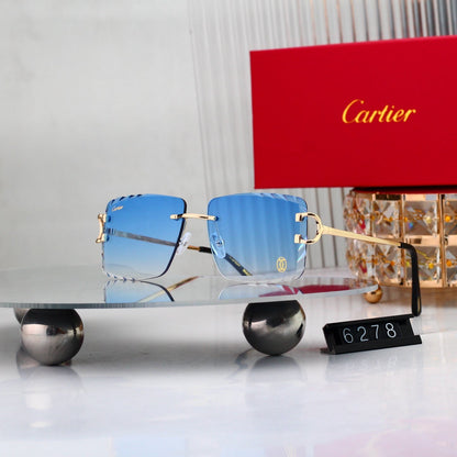 8 colors New hot HD lenses Frameless Sunglasses 6278