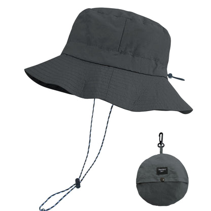 PFFY Packable Sun Bucket Hat for Men Women Outdoor UV Protection Sun Hats Waterproof Lightweight Hiking Outdoor Cap