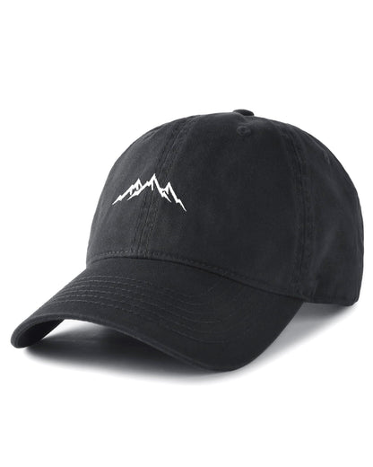 FURTALK Baseball Cap Men Mountain Embroidery Dad Hat Unstructured Soft Vintage Washed Cotton Outdoor Hats for Men