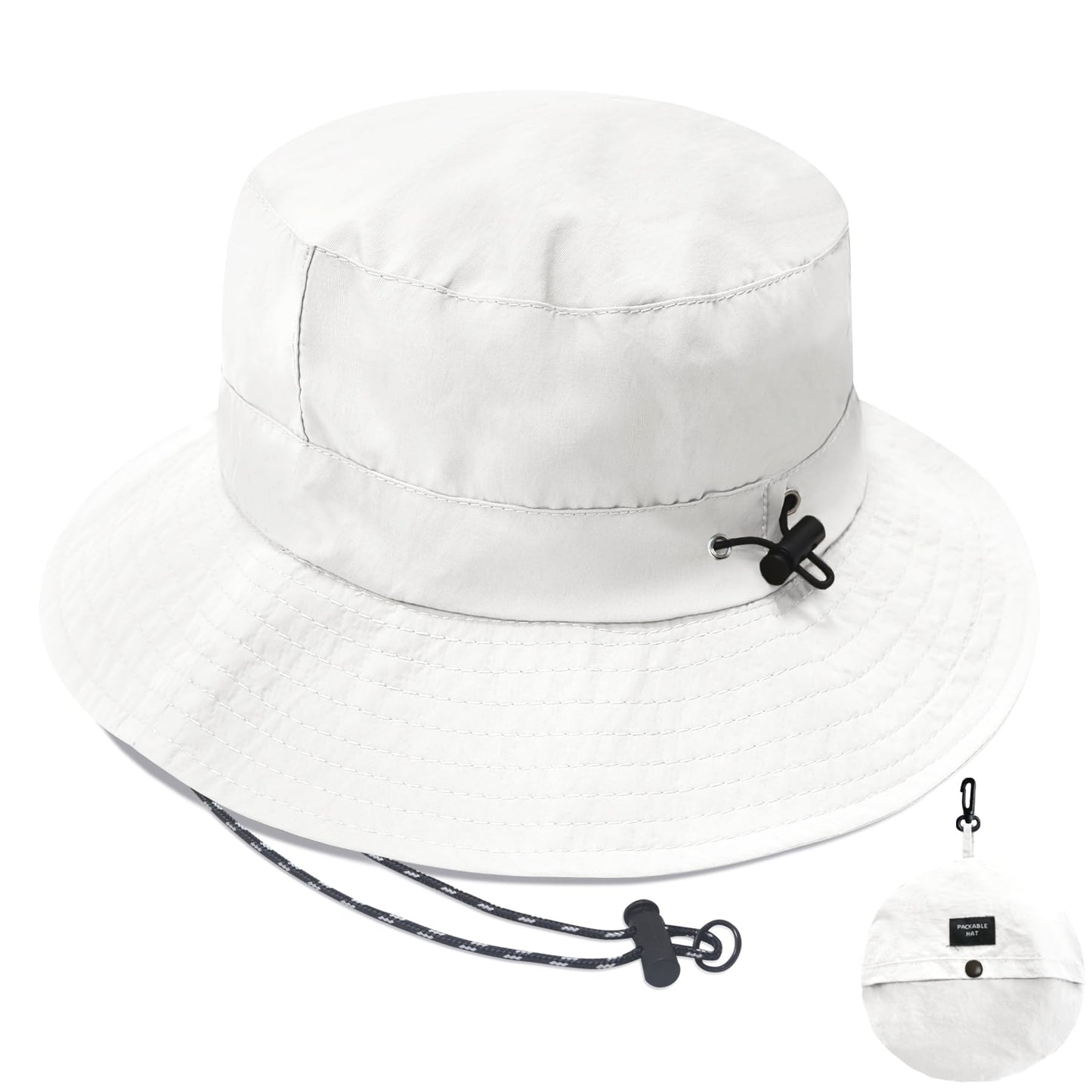PFFY Waterproof Bucket Hat Rain Quick Dry Hats for Men Women Packable Sun Hat for Fishing Hiking Outdoors