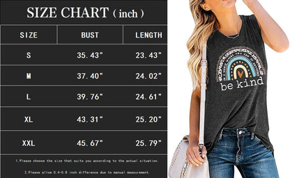 YEXIPO Womens Tank Tops Summer Sleeveless T Shirts Casual Loose Letter Printed Graphic Tees Blouses