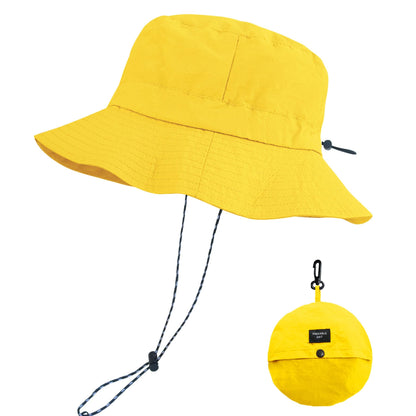 PFFY Packable Sun Bucket Hat for Men Women Outdoor UV Protection Sun Hats Waterproof Lightweight Hiking Outdoor Cap