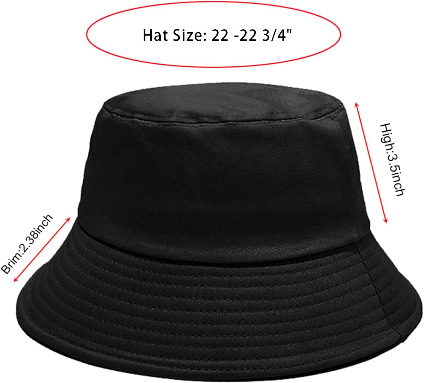 PFFY Reversible Bucket Hat for Women Men Summer Cotton Fishing Sun Beach Cap Blue/Dot