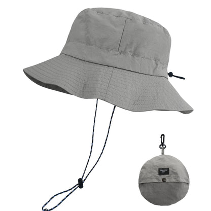 PFFY Packable Sun Bucket Hat for Men Women Outdoor UV Protection Sun Hats Waterproof Lightweight Hiking Outdoor Cap
