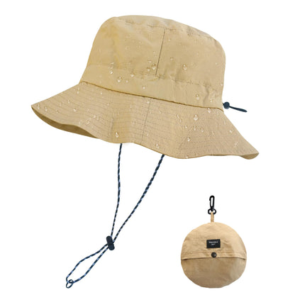PFFY Packable Sun Bucket Hat for Men Women Outdoor UV Protection Sun Hats Waterproof Lightweight Hiking Outdoor Cap