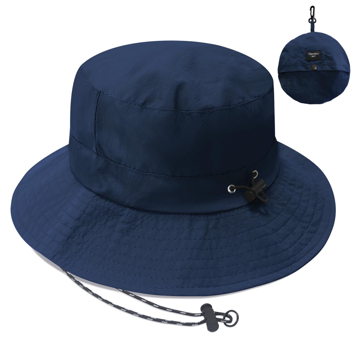 PFFY Waterproof Bucket Hat Rain Quick Dry Hats for Men Women Packable Sun Hat for Fishing Hiking Outdoors