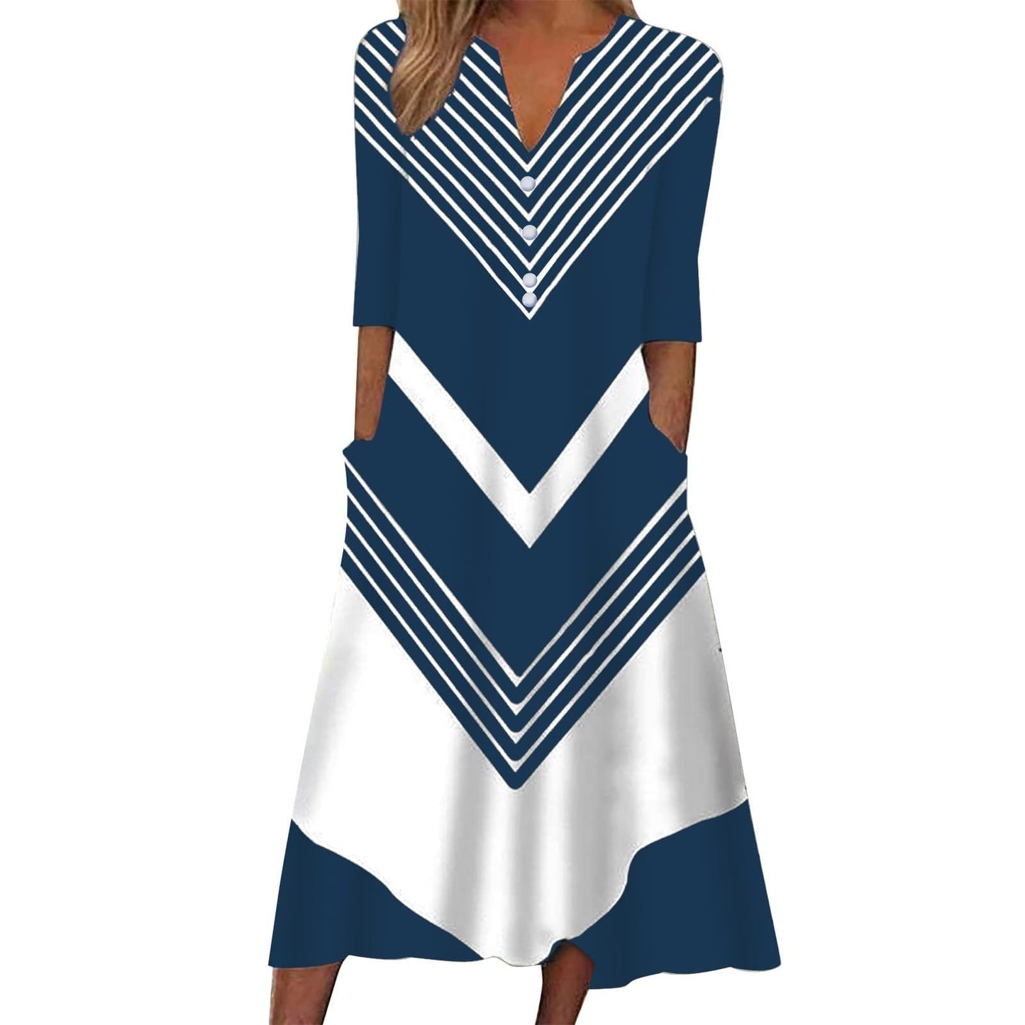 SMIDOW Summer Maxi Dresses for Women 2023 Casual Beach Tshirt Long Dress Printed Short Sleeve v Neck Flowy Sundress
