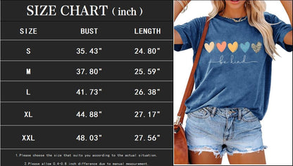 YEXIPO Womens Graphic Tees Short Sleeve Summer Tops Funny Letter Print Crew Neck Casual Loose Cute T Shirts