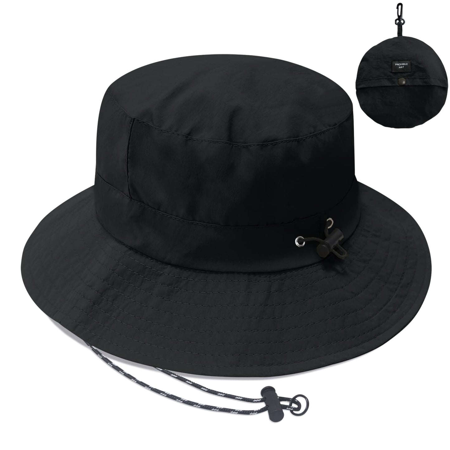 PFFY Waterproof Bucket Hat Rain Quick Dry Hats for Men Women Packable Sun Hat for Fishing Hiking Outdoors