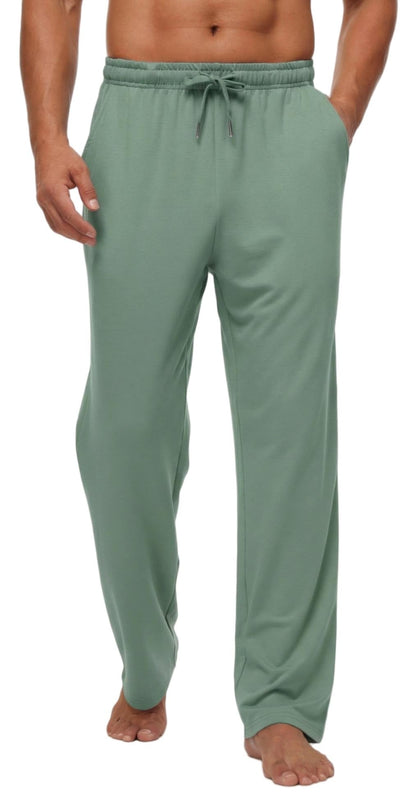 Sailwind Men's Yoga Sweatpants Athletic Casual Pants Cotton Open Bottom Lounge Lightweight Jersey Pants with Pockets