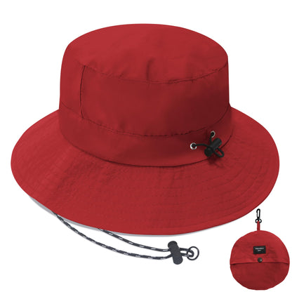 PFFY Waterproof Bucket Hat Rain Quick Dry Hats for Men Women Packable Sun Hat for Fishing Hiking Outdoors