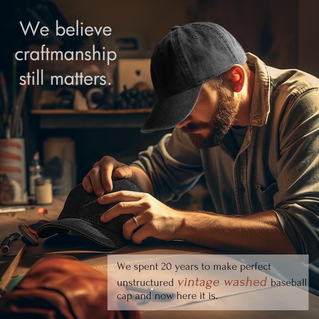 FURTALK Baseball Cap Men Mountain Embroidery Dad Hat Unstructured Soft Vintage Washed Cotton Outdoor Hats for Men