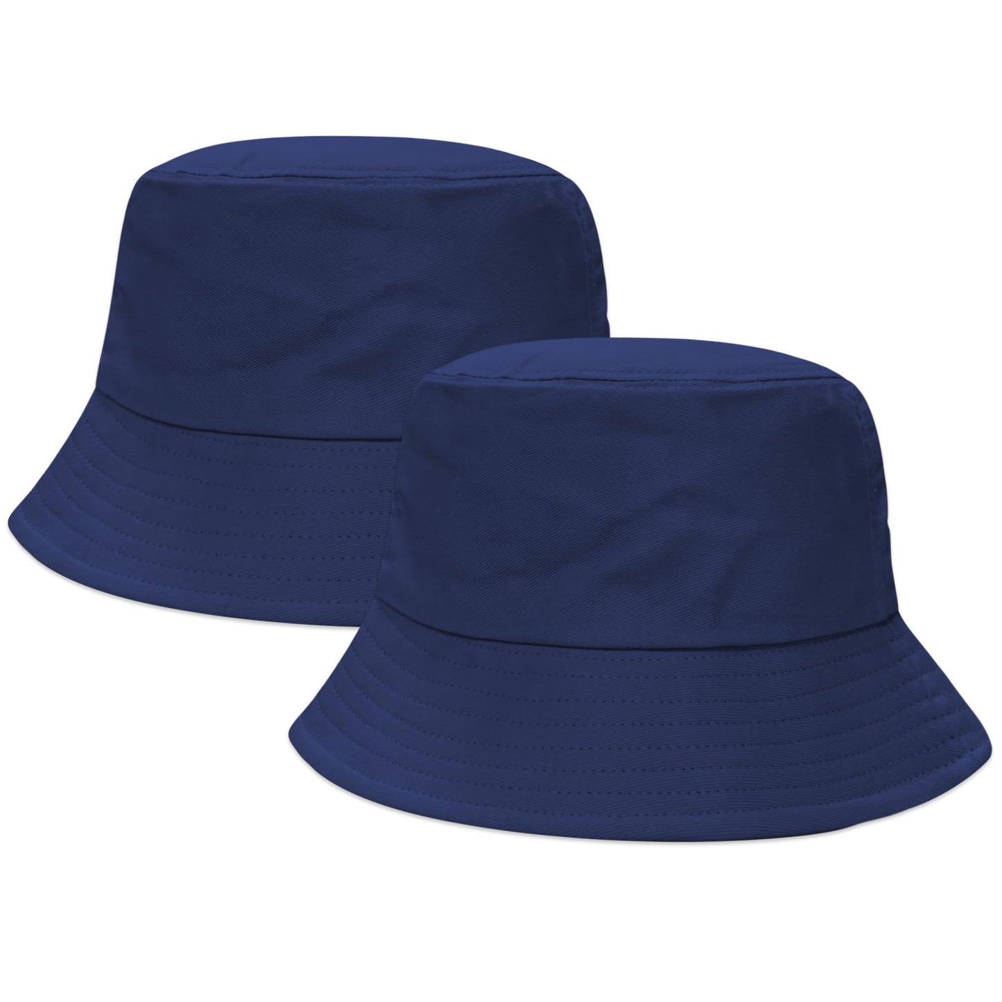 PFFY 2 Packs Bucket Hat for Women Men Cotton Hats Sun Beach Fishing Cap