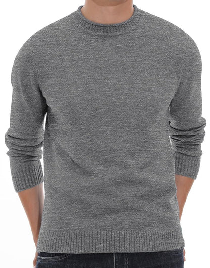 Sailwind Men's Crewneck Sweater Soft Casual Sweaters for Men Classic Pullover Sweaters with Ribbing Edge