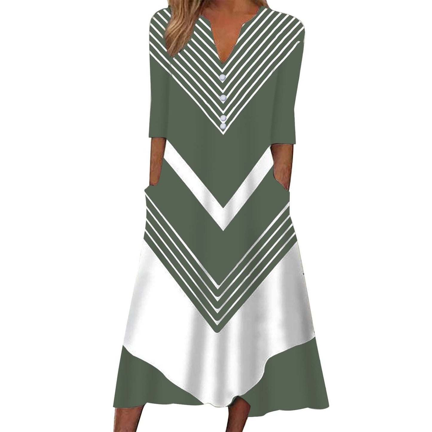SMIDOW Summer Maxi Dresses for Women 2023 Casual Beach Tshirt Long Dress Printed Short Sleeve v Neck Flowy Sundress